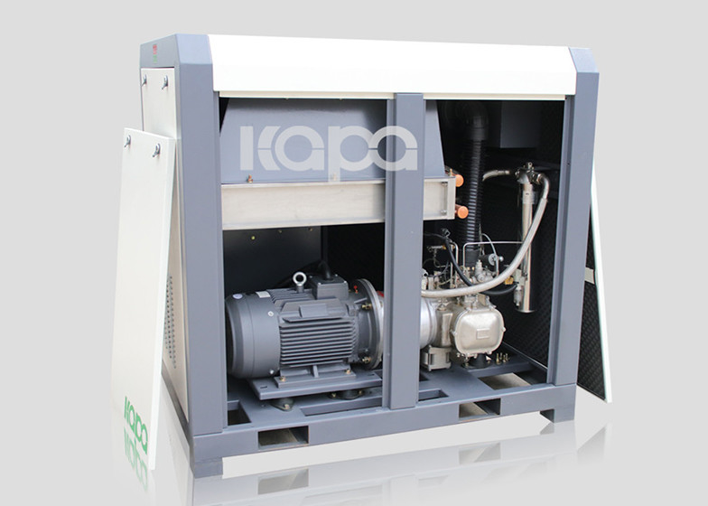 Lubricated Silent Oil Free Compressor , Oil Free Reciprocating Air Compressor