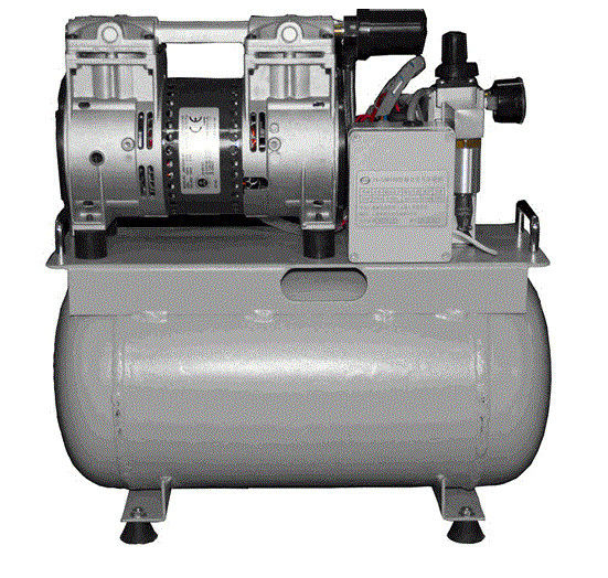 Convenient Installation 1.5KW 2HP 140L/Min Medical Air Compressor